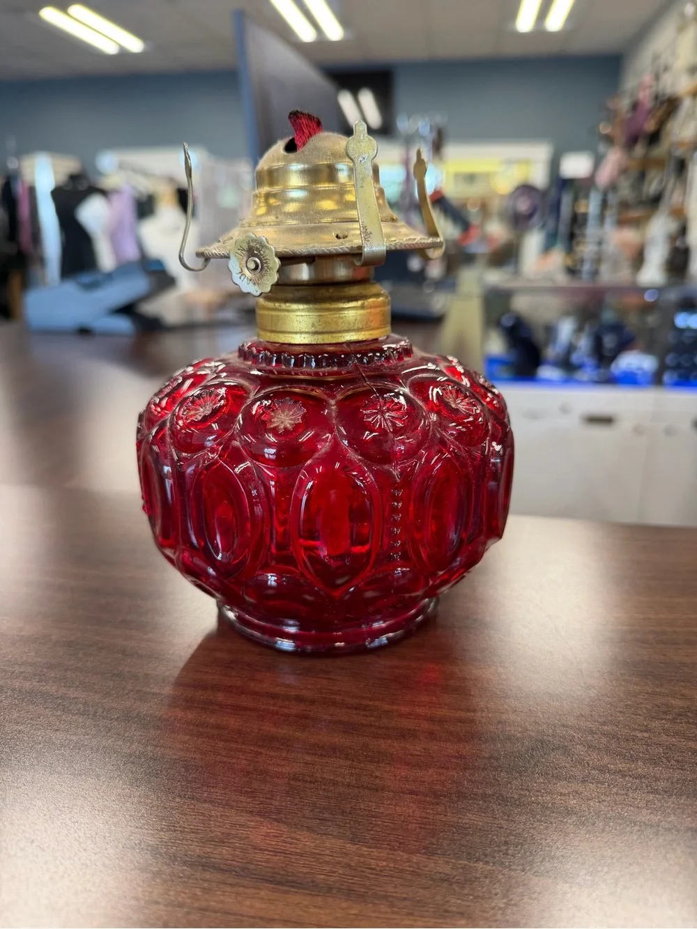 LE Smith Oil Lamp